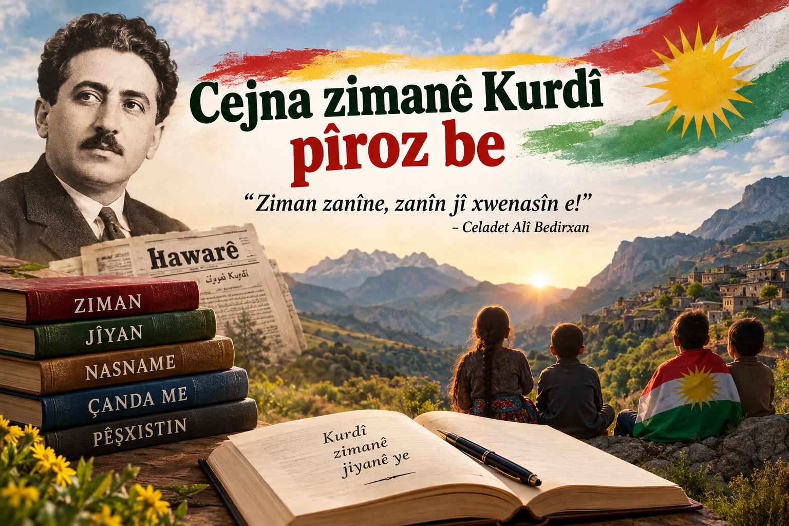Cejna zimanê Kurdî pîroz be